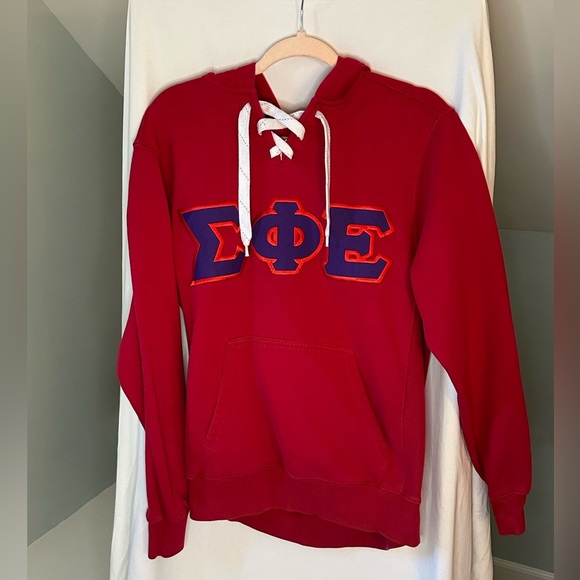 Unisex Greek Sigma Phi Epsilon Hoodie Size Small Sport-Tek - Picture 1 of 7